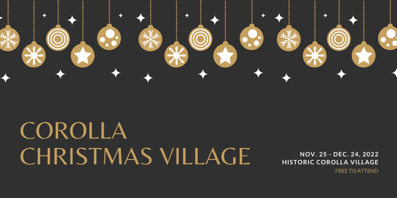 Corolla Christmas Village