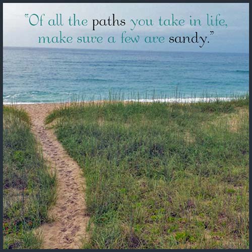 #wisdomwednesday - sandy path