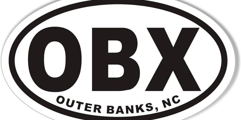 OBX Bumper Sticker Logo