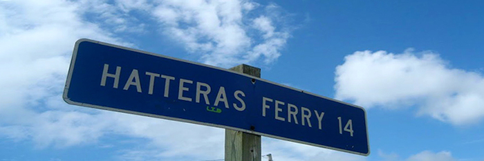 Hatteras Ferry signpost