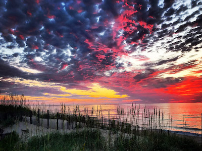 Sunset in Kitty Hawk, North Carolina