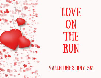 holiday, Valentine's Day, run, mile, race