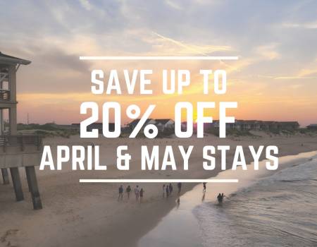 Sunset over the dunes by the pier in Nags Head.