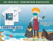 Kitty Hawk Kites & Surfrider Foundation Outer Banks Socially Distanced Beach Clean-Up