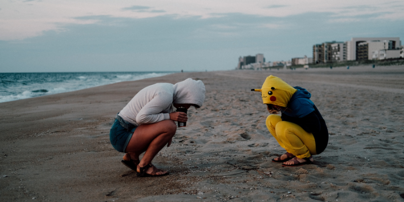 Where to look for sea glass.