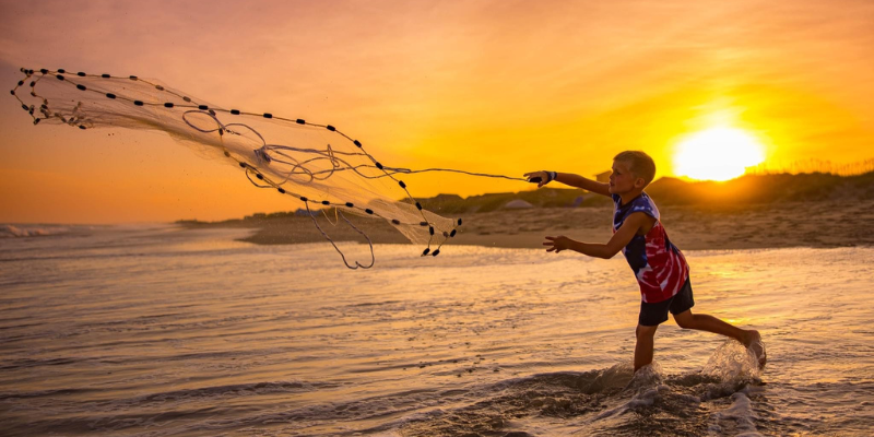 OBX Photo Contest - Fishing at Sunset