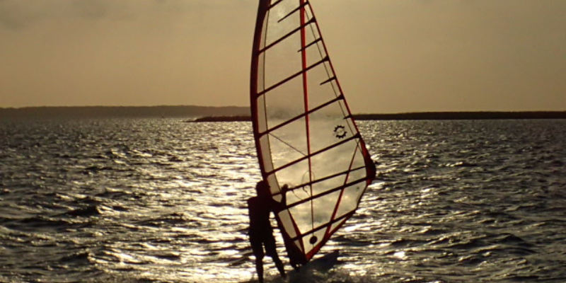 Windsurfing at Sunset - Photo Contest 2023