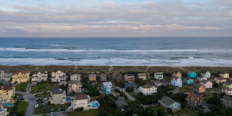 Expecting to Fill Bookings Year-Round; OBX Aerial