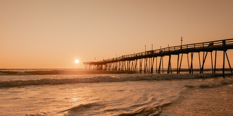 OBX Pier at Sunset
