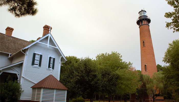 top 10 selfie spots - currituck beach lighthouse