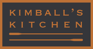 Kimball's Kitchen Black and Orange Sign
