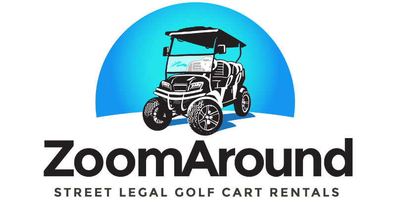 ZoomAround Street Legal Golf Cart Rentals Logo