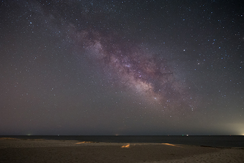 obx stargazing at night